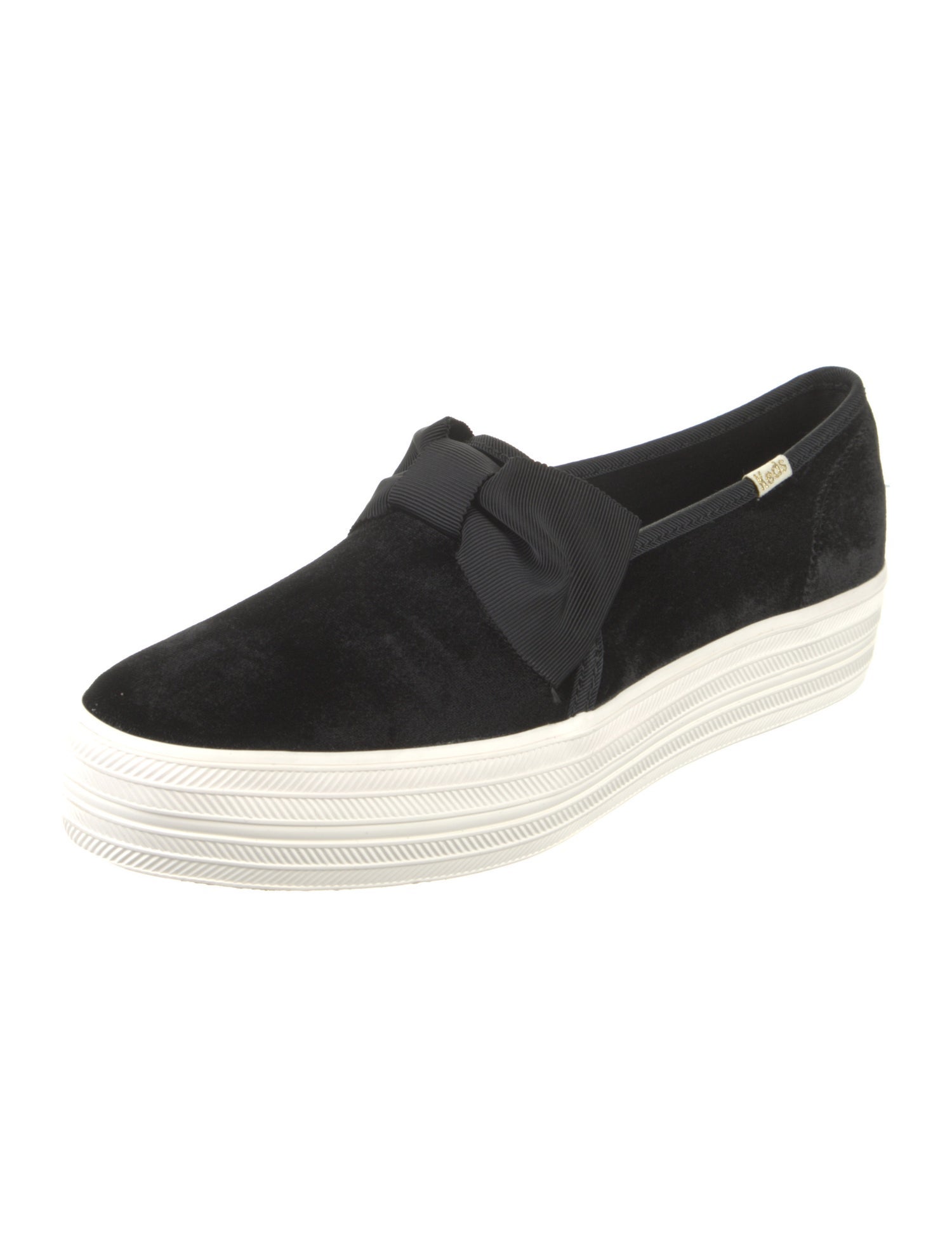 Kate Spade New York Velvet Bow Accents Sneakers