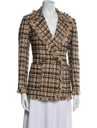 Kate Spade New York Plaid Print Peacoat