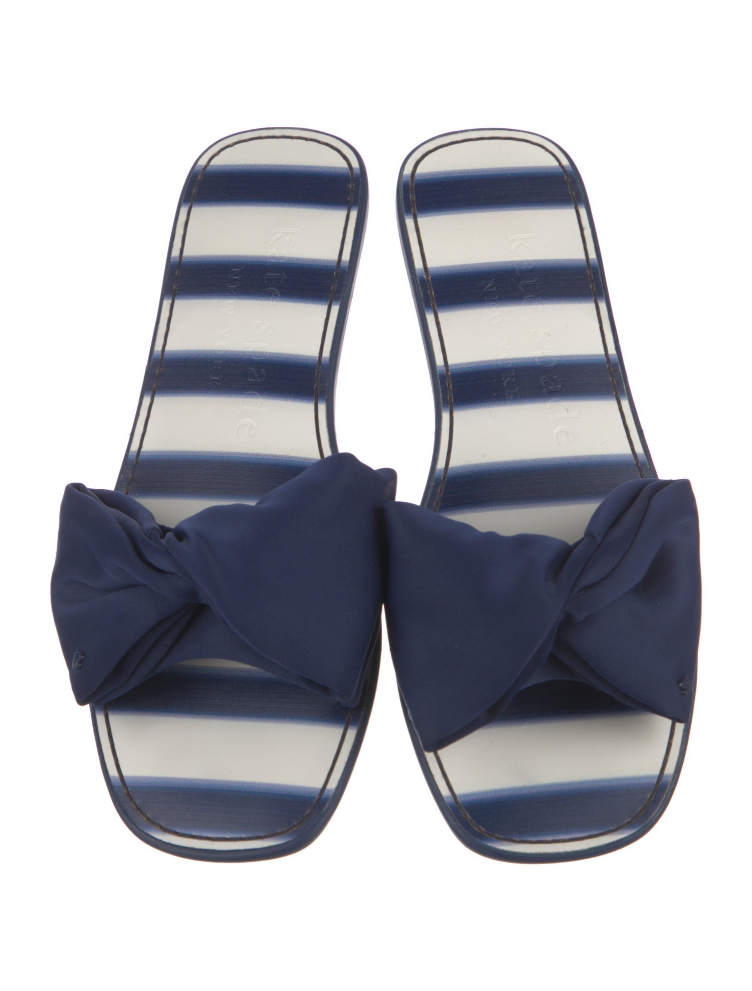 Kate Spade New York Satin Bow Accents Slides