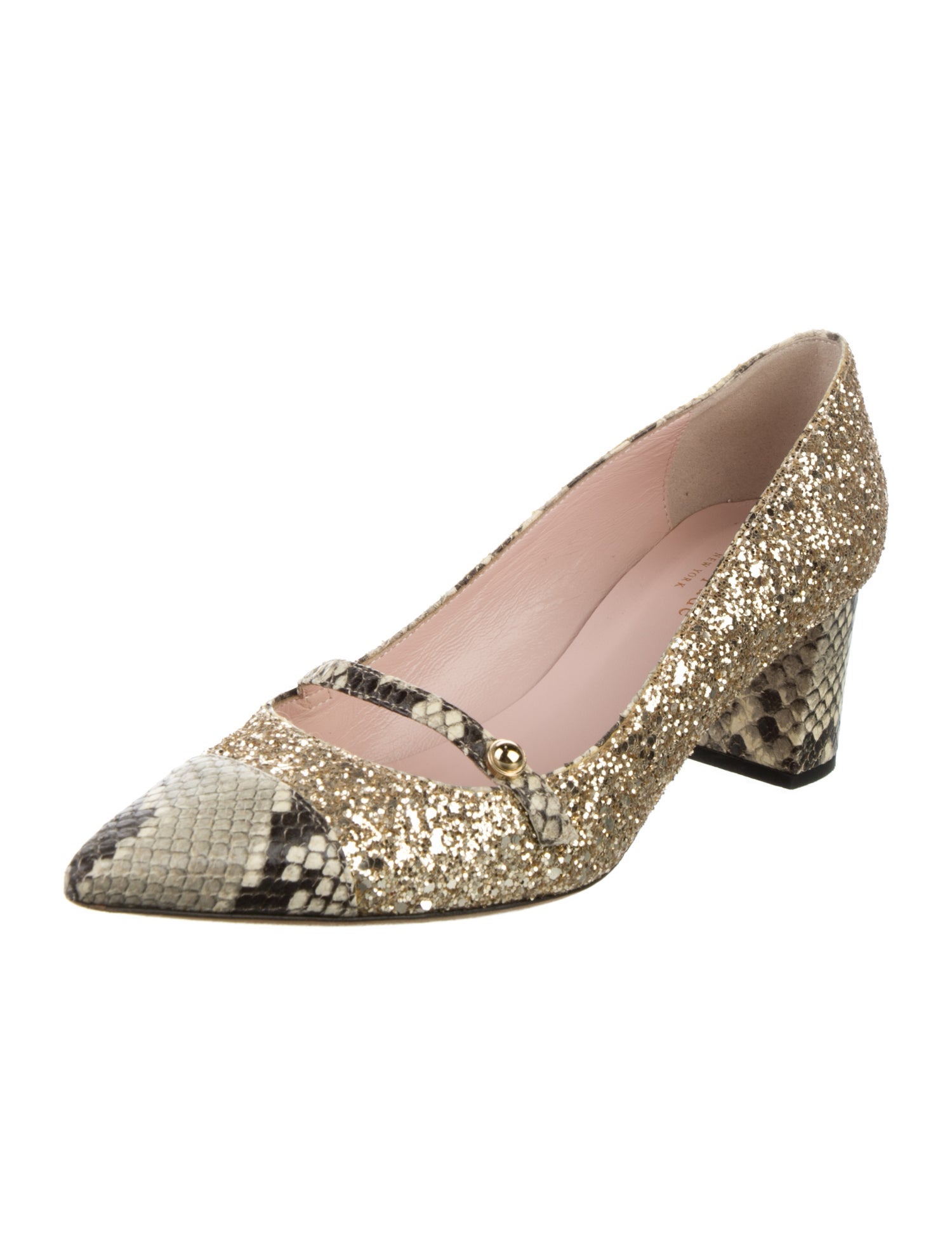 Kate Spade New York Glitter Animal Print Pumps