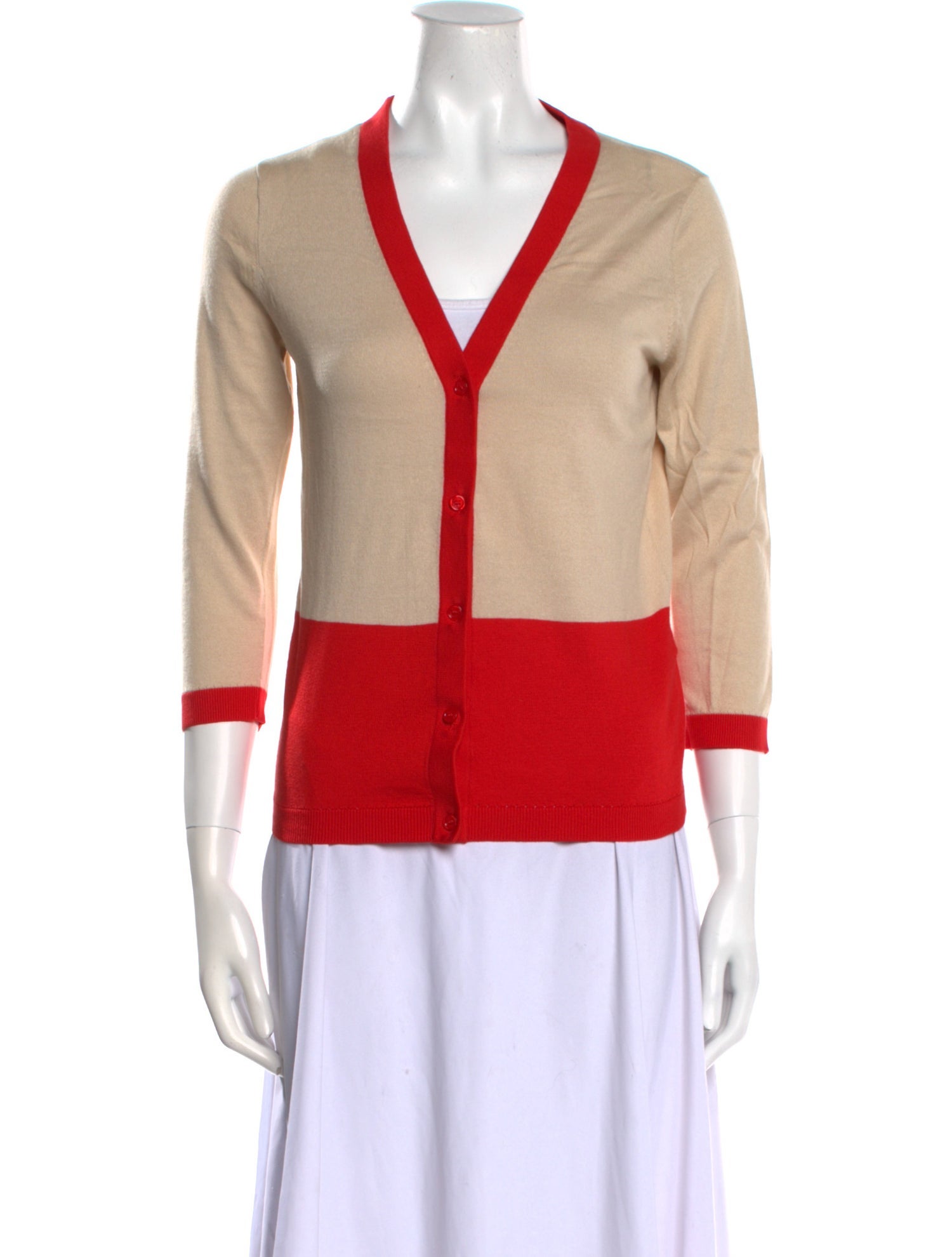 Kate Spade New York Silk V-Neck Sweater