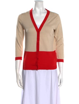 Kate Spade New York Silk V-Neck Sweater