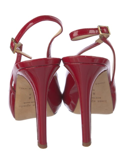 Kate Spade New York Patent Leather Slingback Sandals