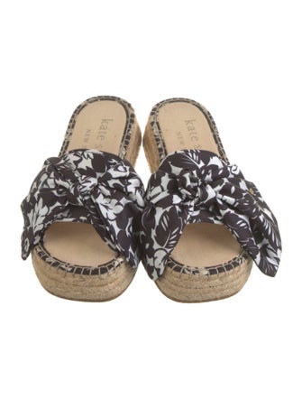Kate Spade New York Raffia Animal Print Espadrilles