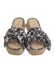 Kate Spade New York Raffia Animal Print Espadrilles