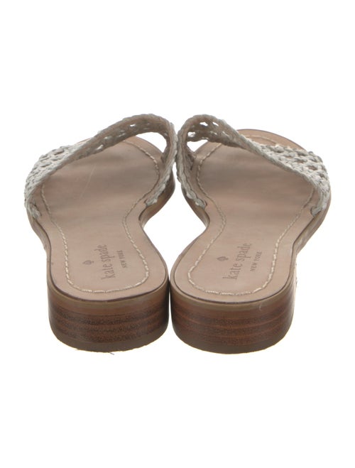 Kate Spade New York Leather Braided Accents Slides