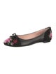 Kate Spade New York Leather Floral Print Flats