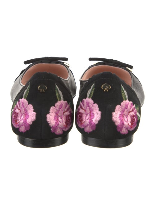 Kate Spade New York Leather Floral Print Flats