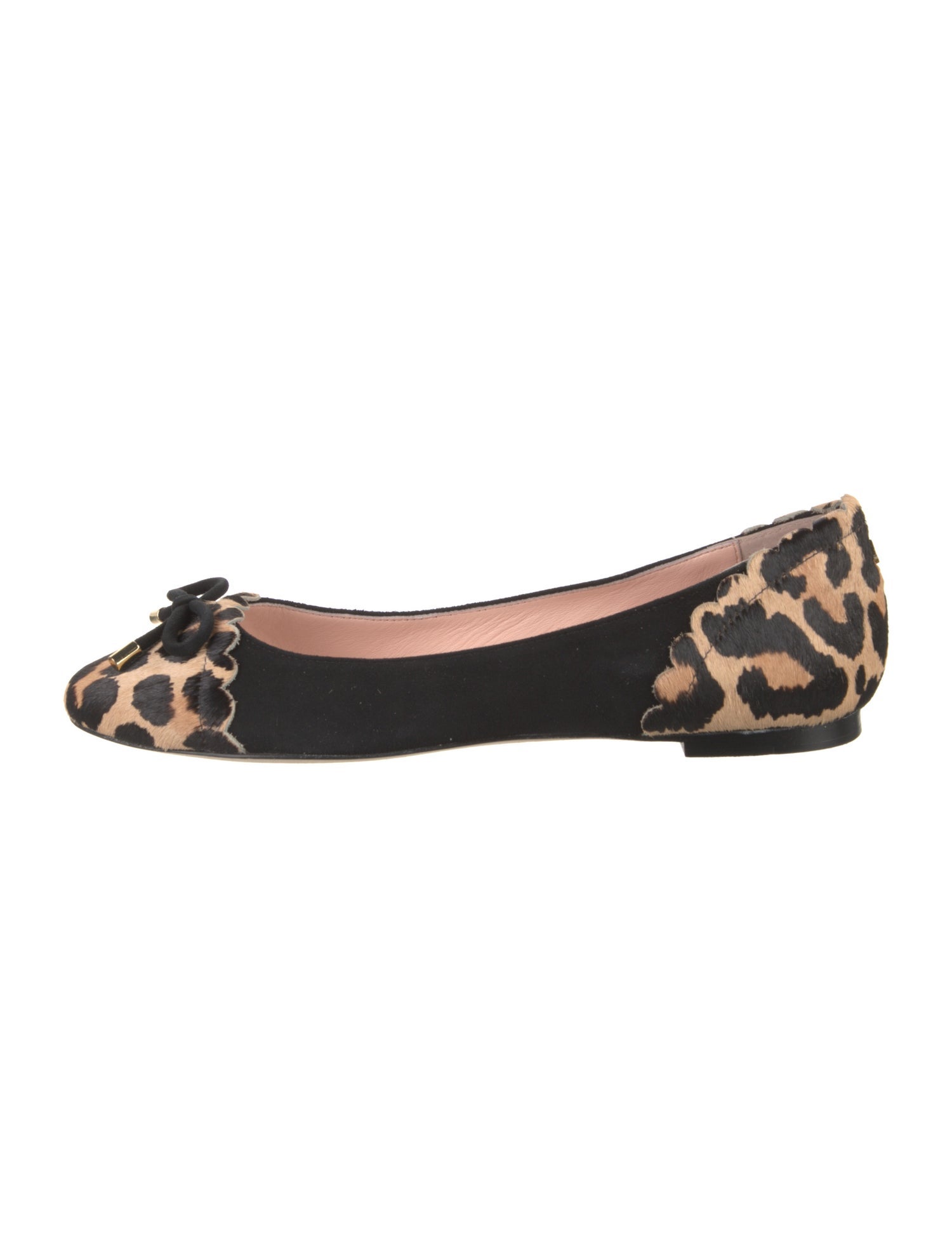 Kate Spade New York Suede Animal Print Ballet Flats