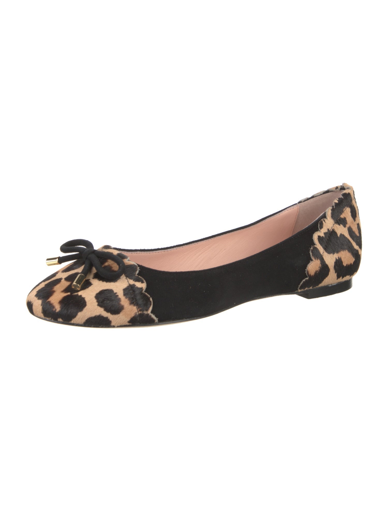 Kate Spade New York Suede Animal Print Ballet Flats