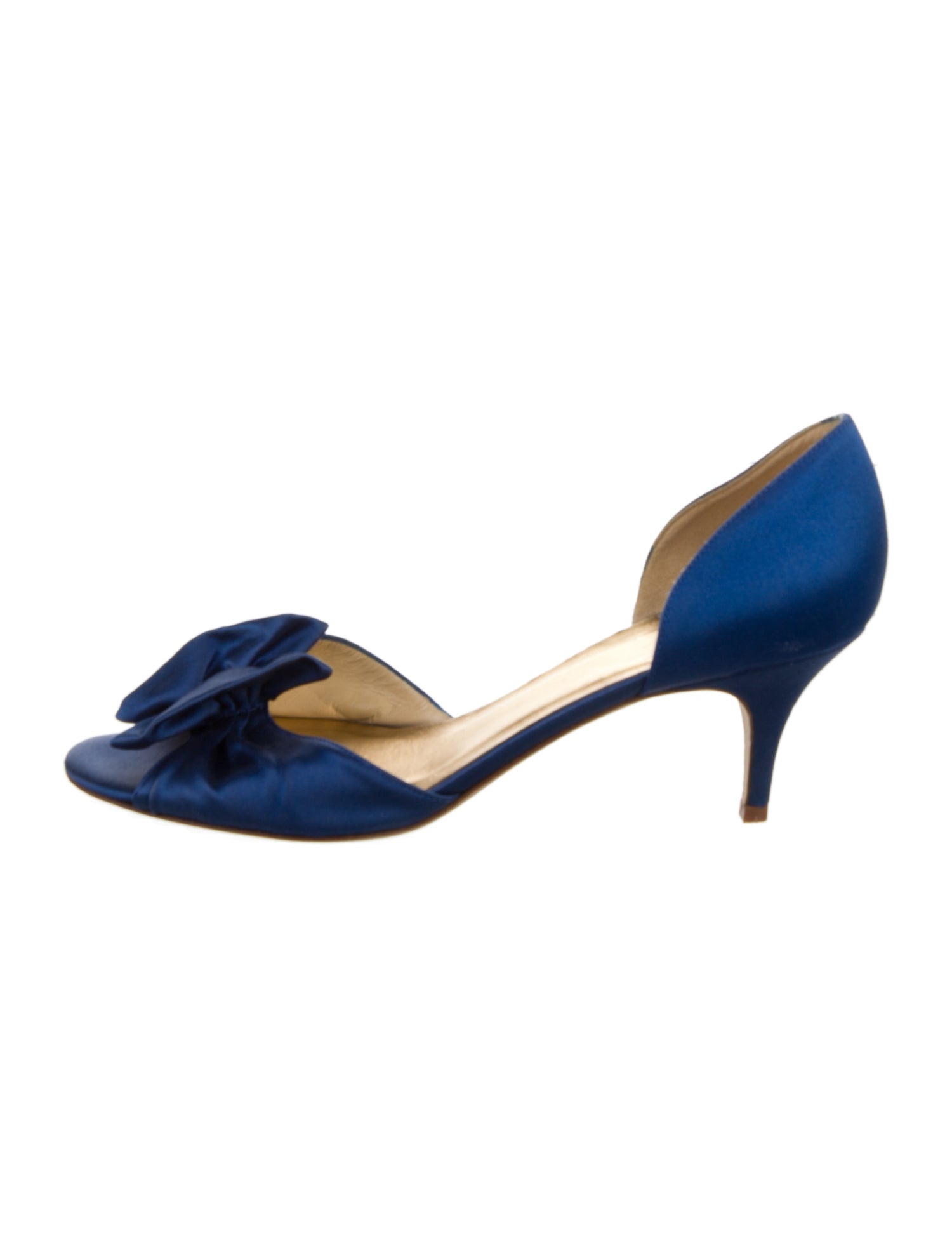 Kate Spade New York Satin Glitter Accents D'Orsay Pumps
