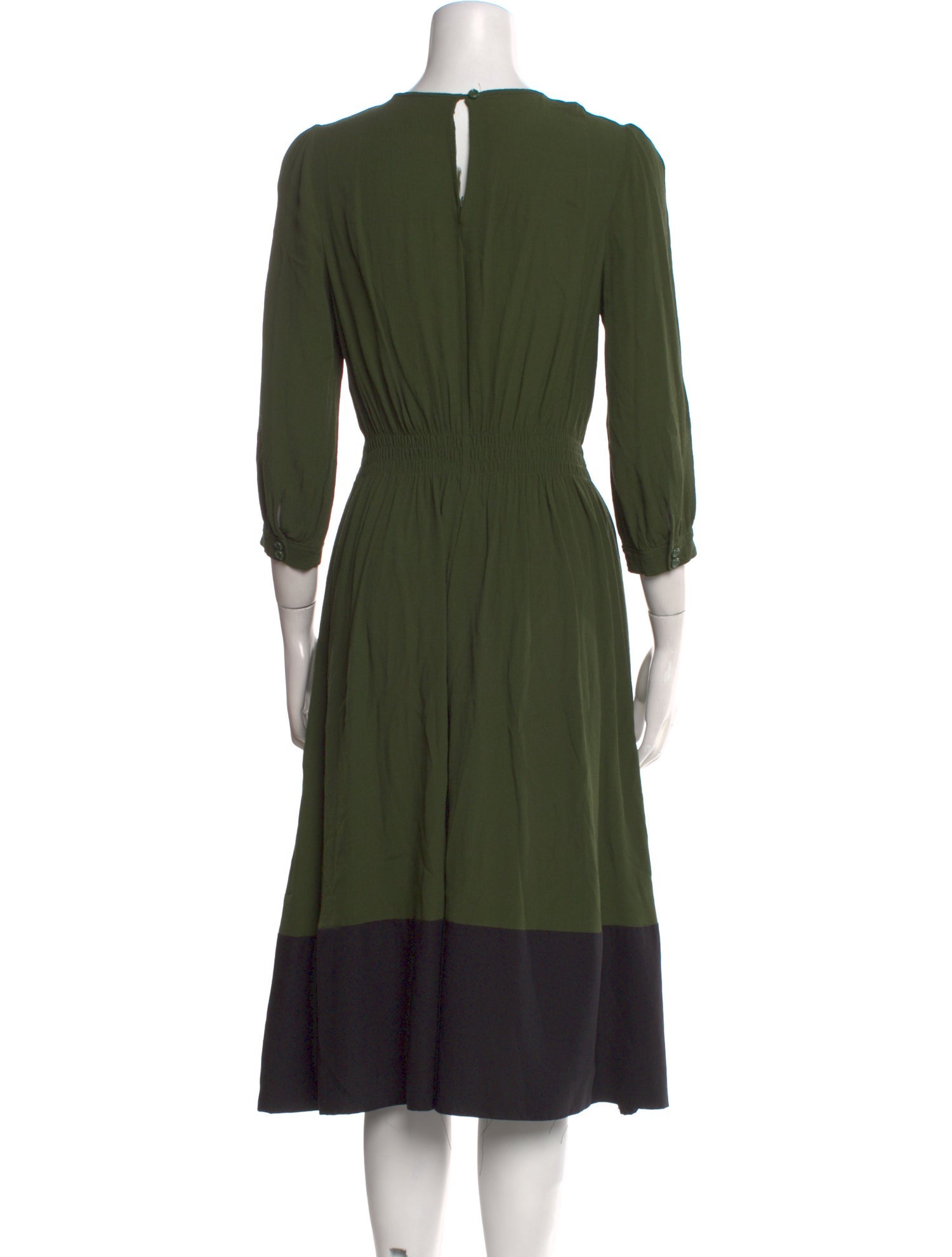 midi tight dress for women Amelia Sage Ruched Midi Bodycon Dress