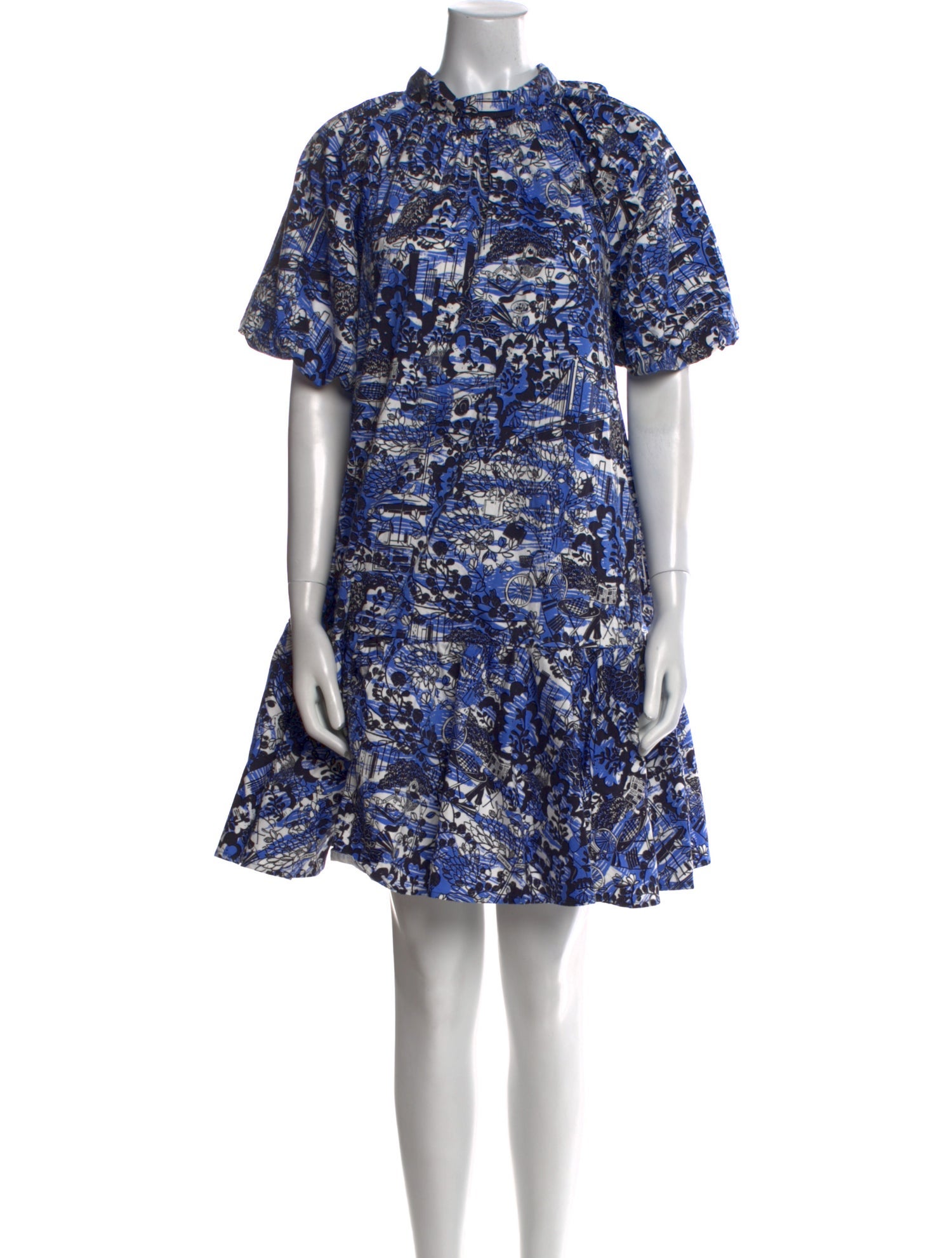 Kate Spade New York Floral Print Mini Dress