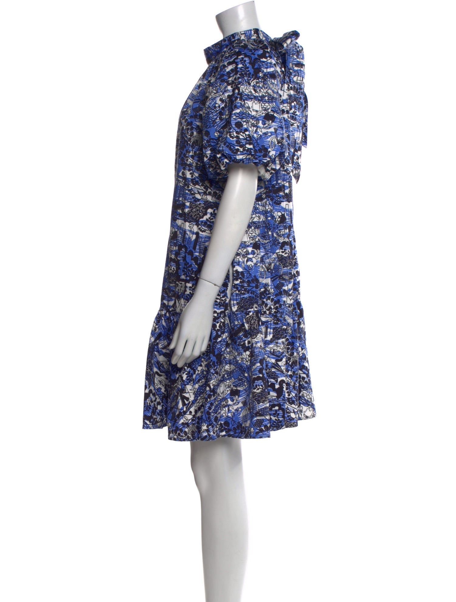 Kate Spade New York Floral Print Mini Dress