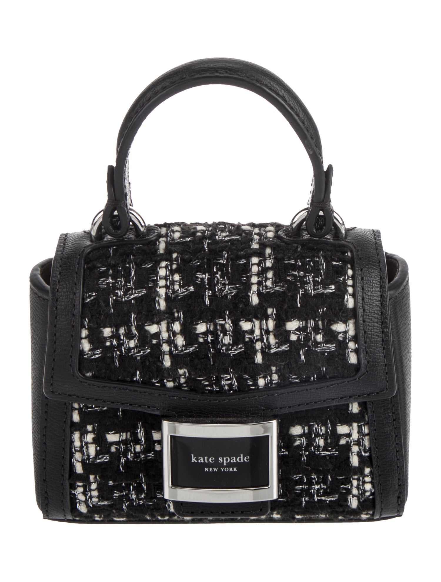 Kate Spade New York Tweed Top Handle Bag Mini