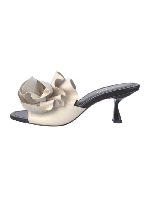 Kate Spade New York Leather Pleated Accents Slides