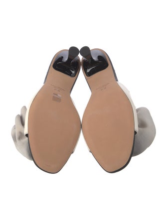 Kate Spade New York Leather Pleated Accents Slides