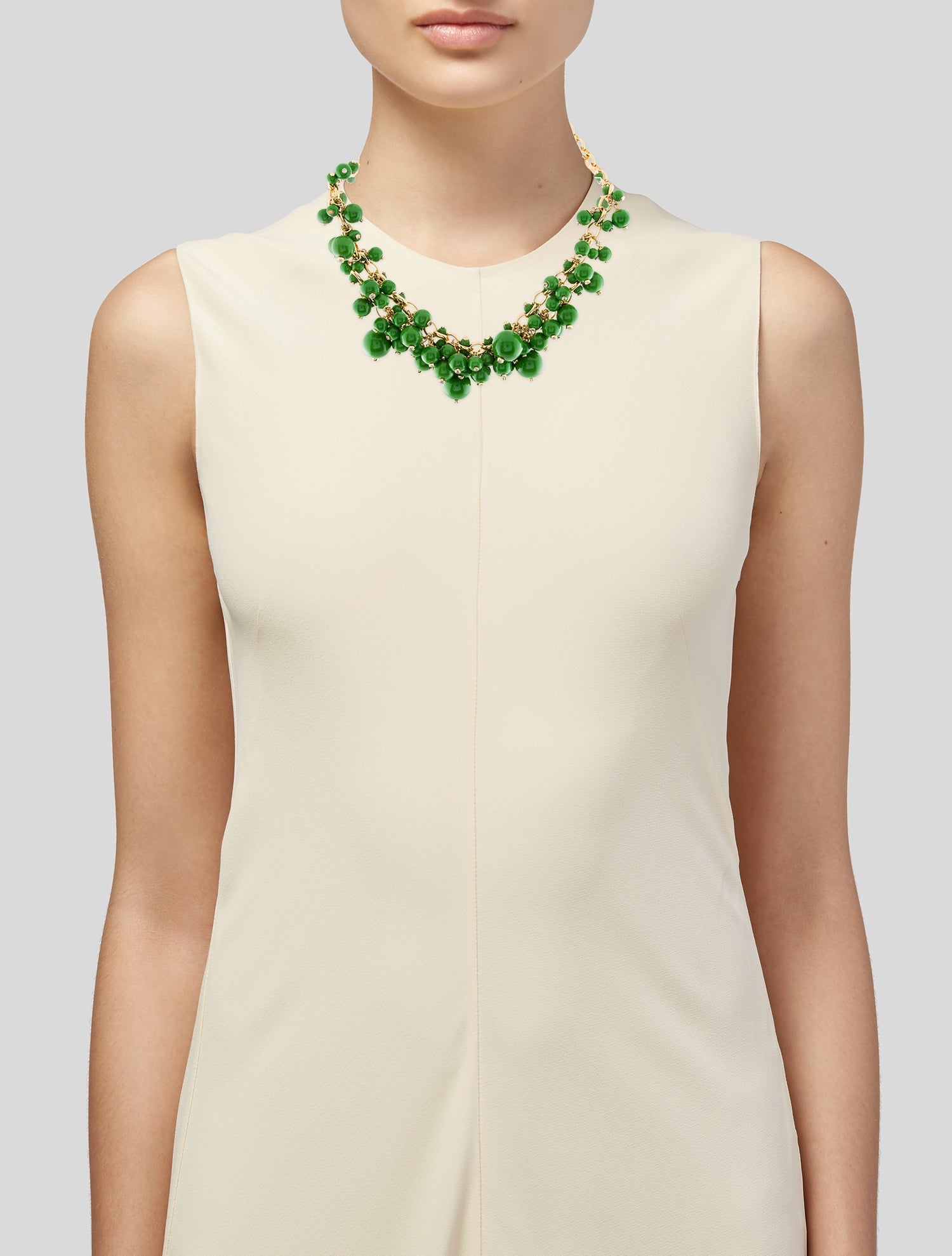 Kate Spade New York Cubic Zirconia & Acrylic Beads Have A Ball Statement Collar Necklace