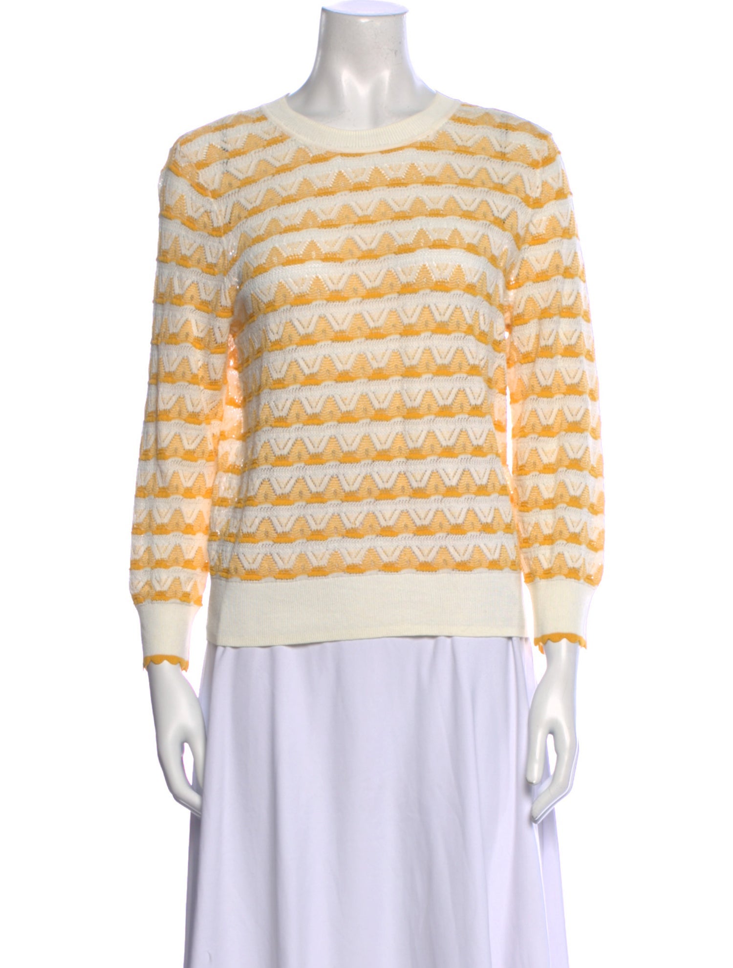 Kate Spade New York Striped Scoop Neck Sweater w/ Tags