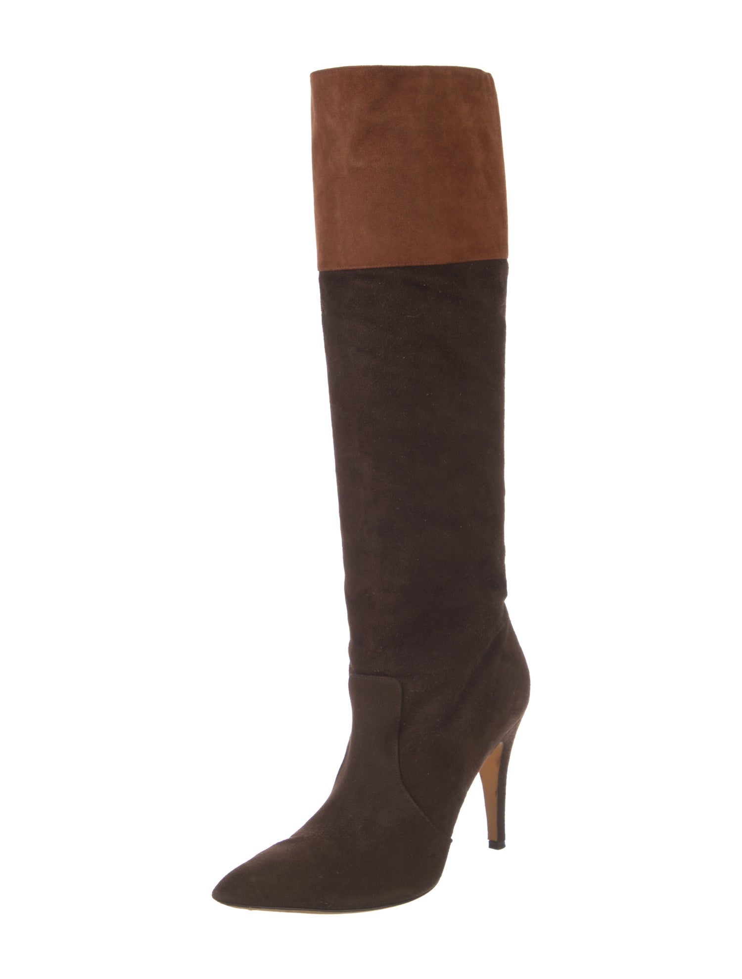 Kate Spade New York Suede Colorblock Pattern Boots