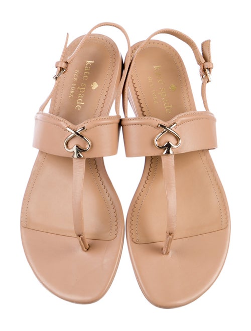 Kate Spade New York Leather T-Strap Sandals
