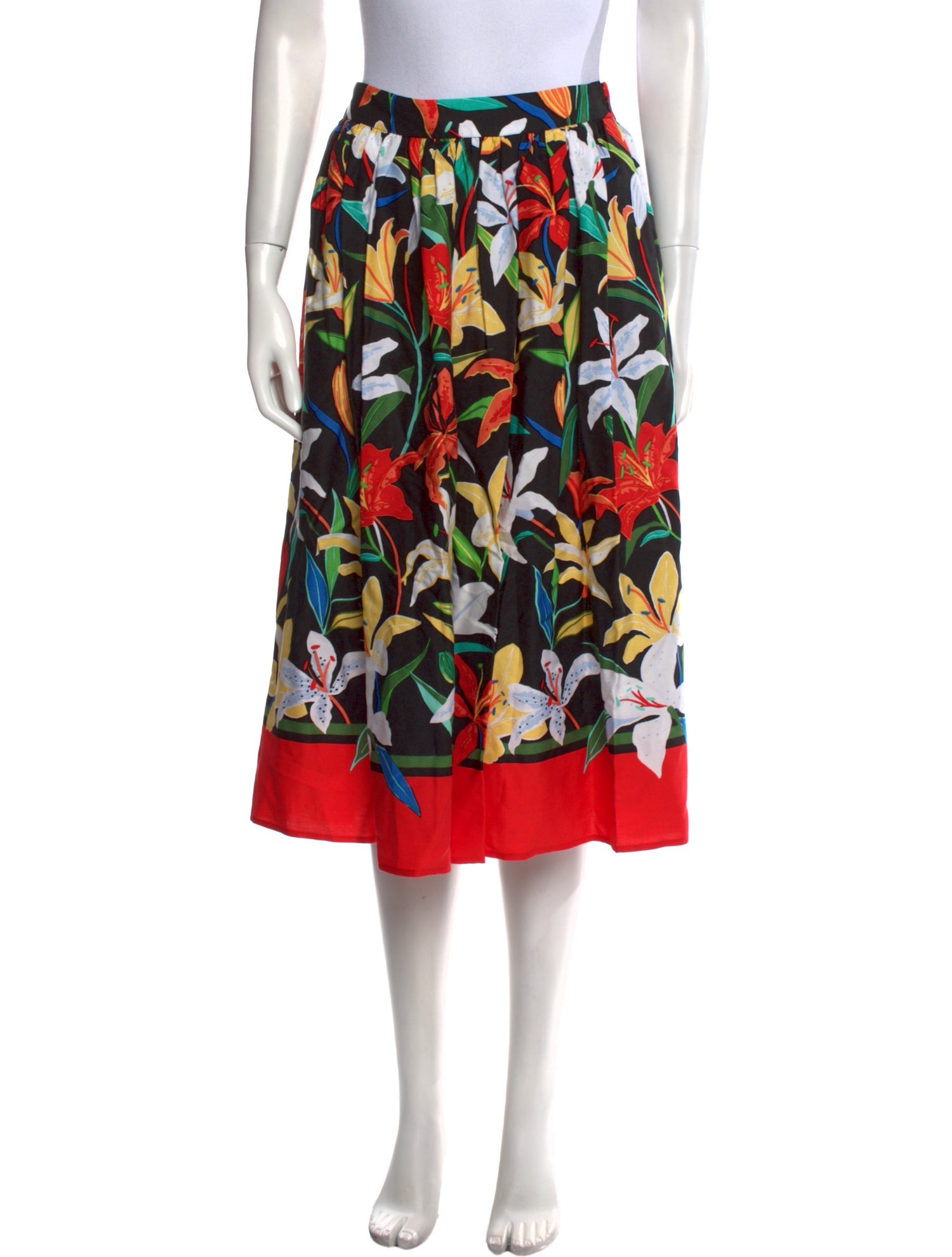 Kate Spade New York Printed Midi Length Skirt