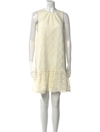 Kate Spade New York Crew Neck Mini Dress