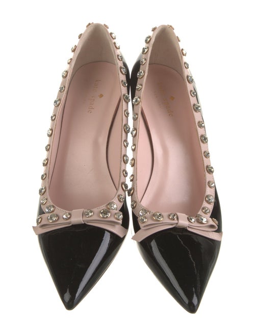 Kate Spade New York Patent Leather Bow Accents Pumps