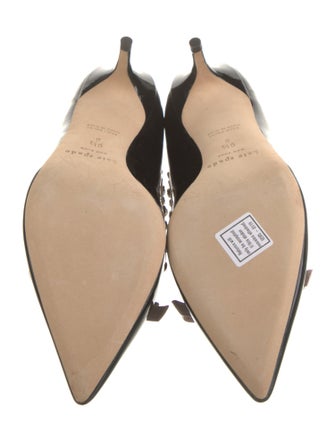 Kate Spade New York Patent Leather Bow Accents Pumps