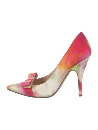 Kate Spade New York Tie-Dye Print Bow Accents Pumps