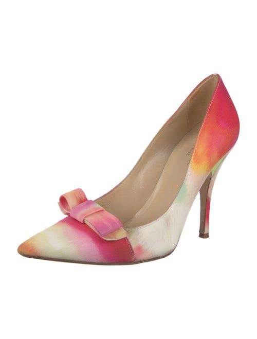 Kate Spade New York Tie-Dye Print Bow Accents Pumps