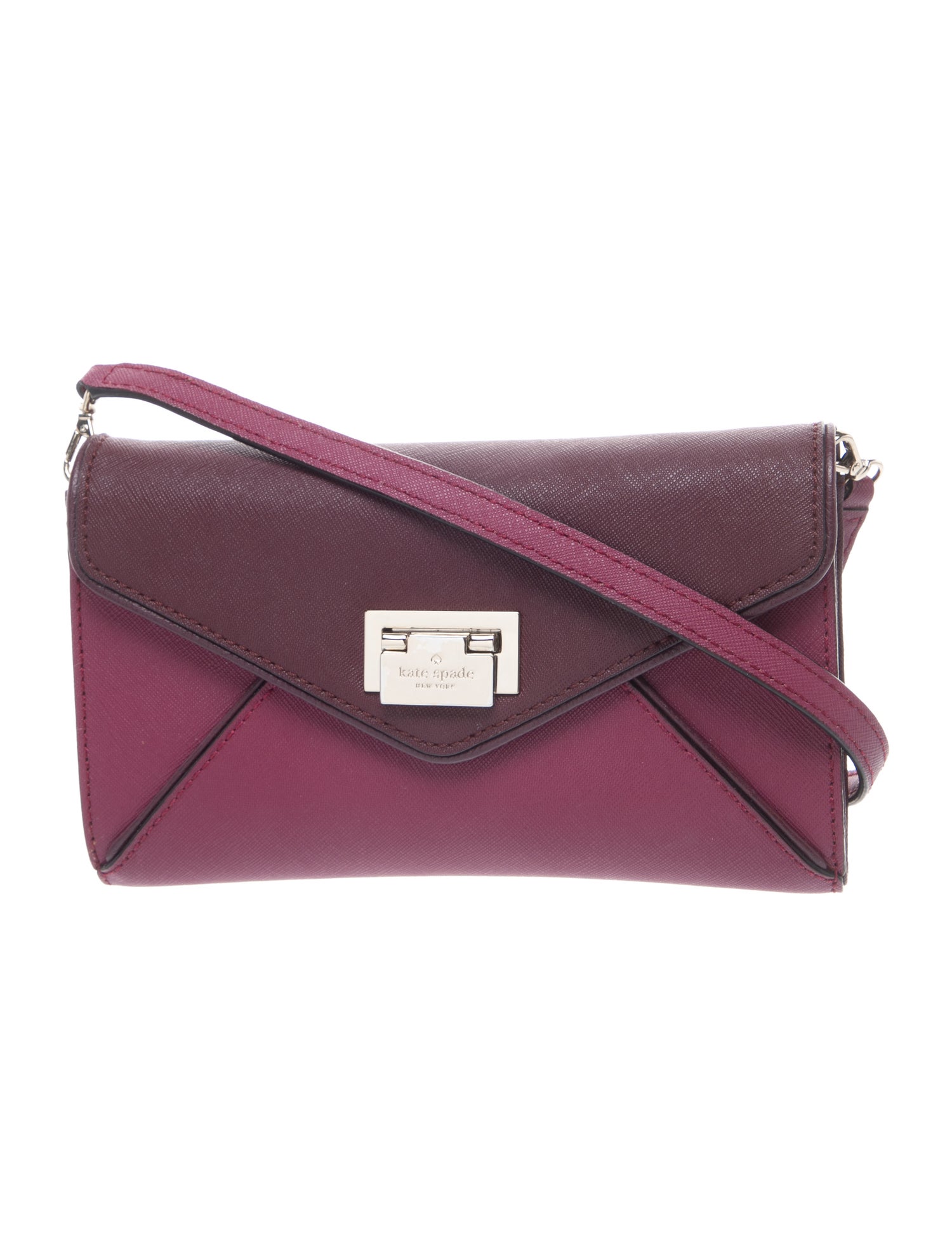 Kate Spade New York Saffiano Leather Wesley Place Natalie Wallet on Chain