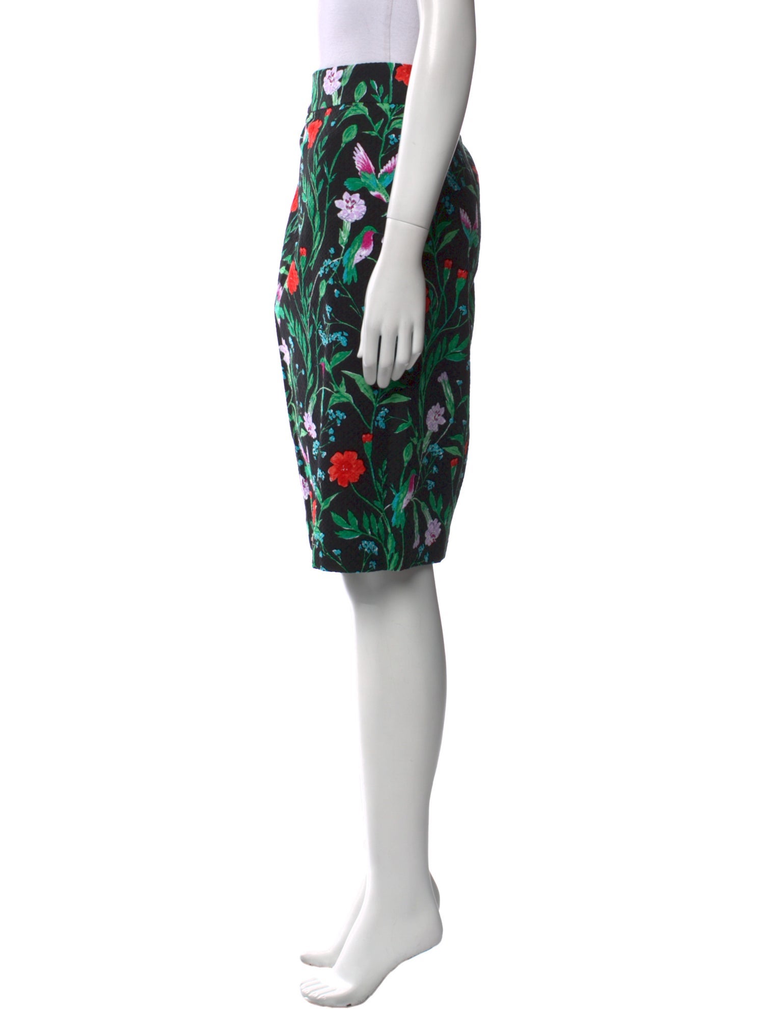Kate Spade New York Floral Print Knee-Length Skirt w/ Tags