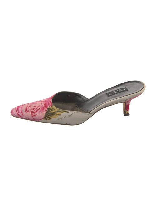 Kate Spade New York Satin Floral Print Mules