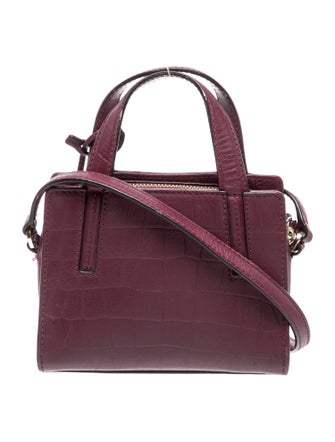 Kate Spade New York Embossed Leather Top Handle Bag