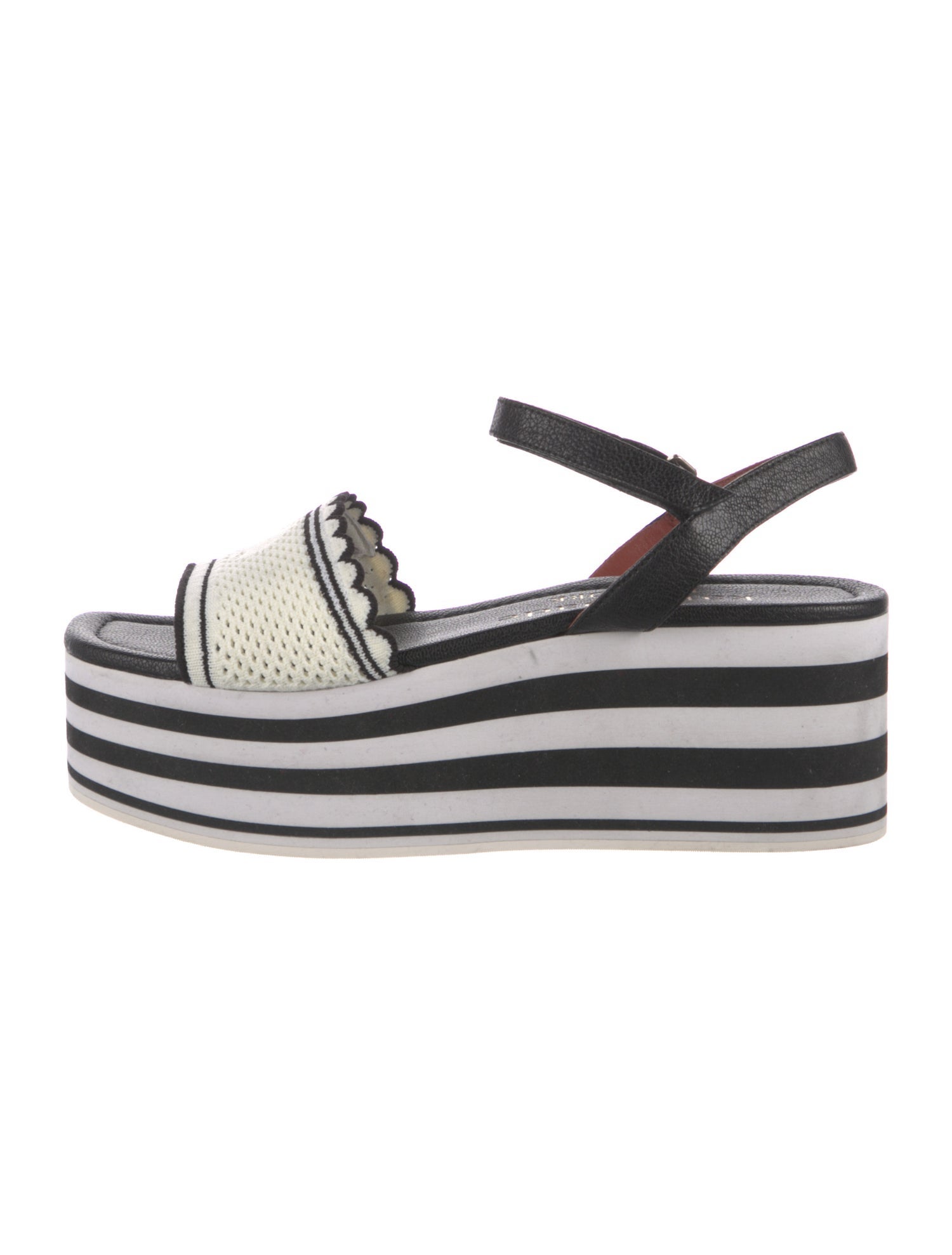 Kate Spade New York Leather Printed Slingback Sandals