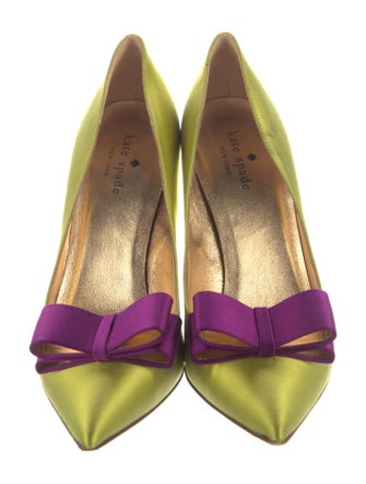 Kate Spade New York Satin Bow Accents Pumps