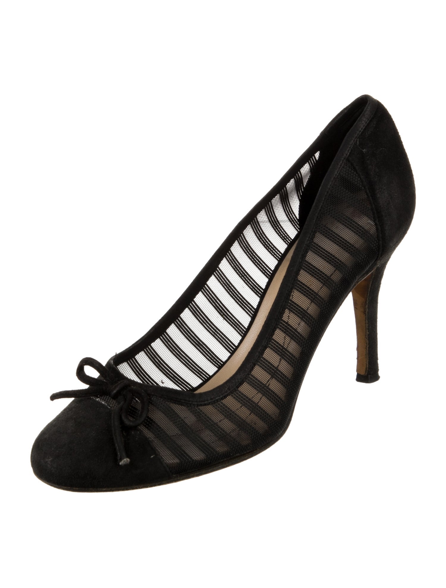 Kate Spade New York Suede Mesh Accents Pumps