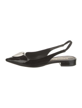 Kate Spade New York Patent Leather Slingback Flats