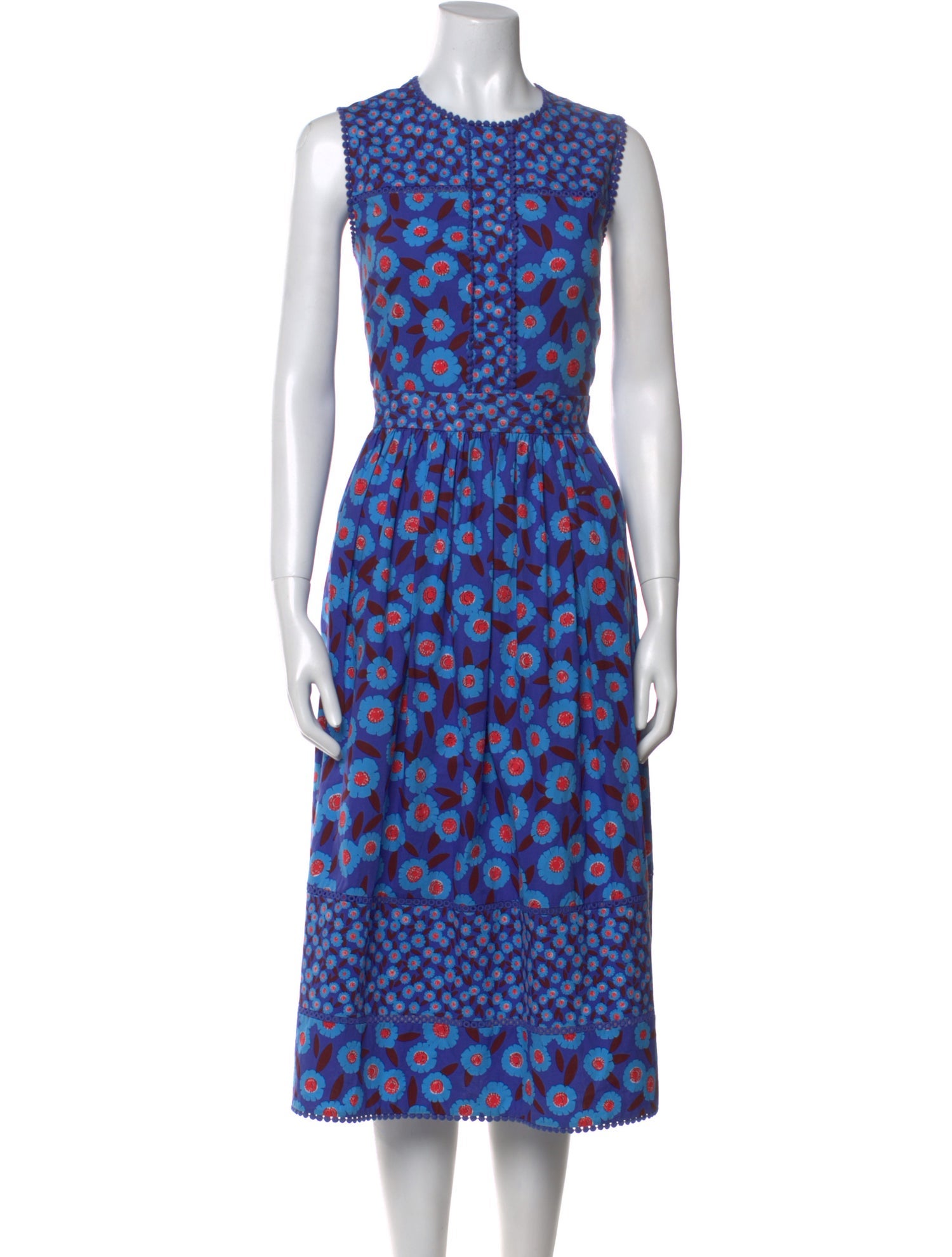 Kate Spade New York Printed Midi Length Dress