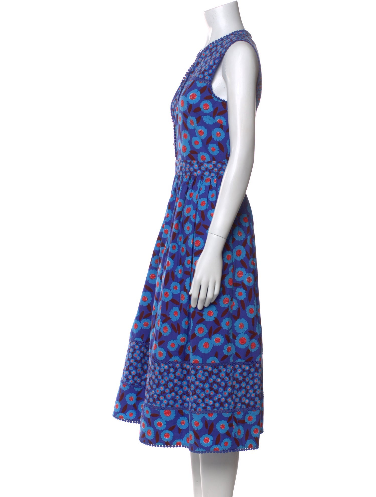 Kate Spade New York Printed Midi Length Dress