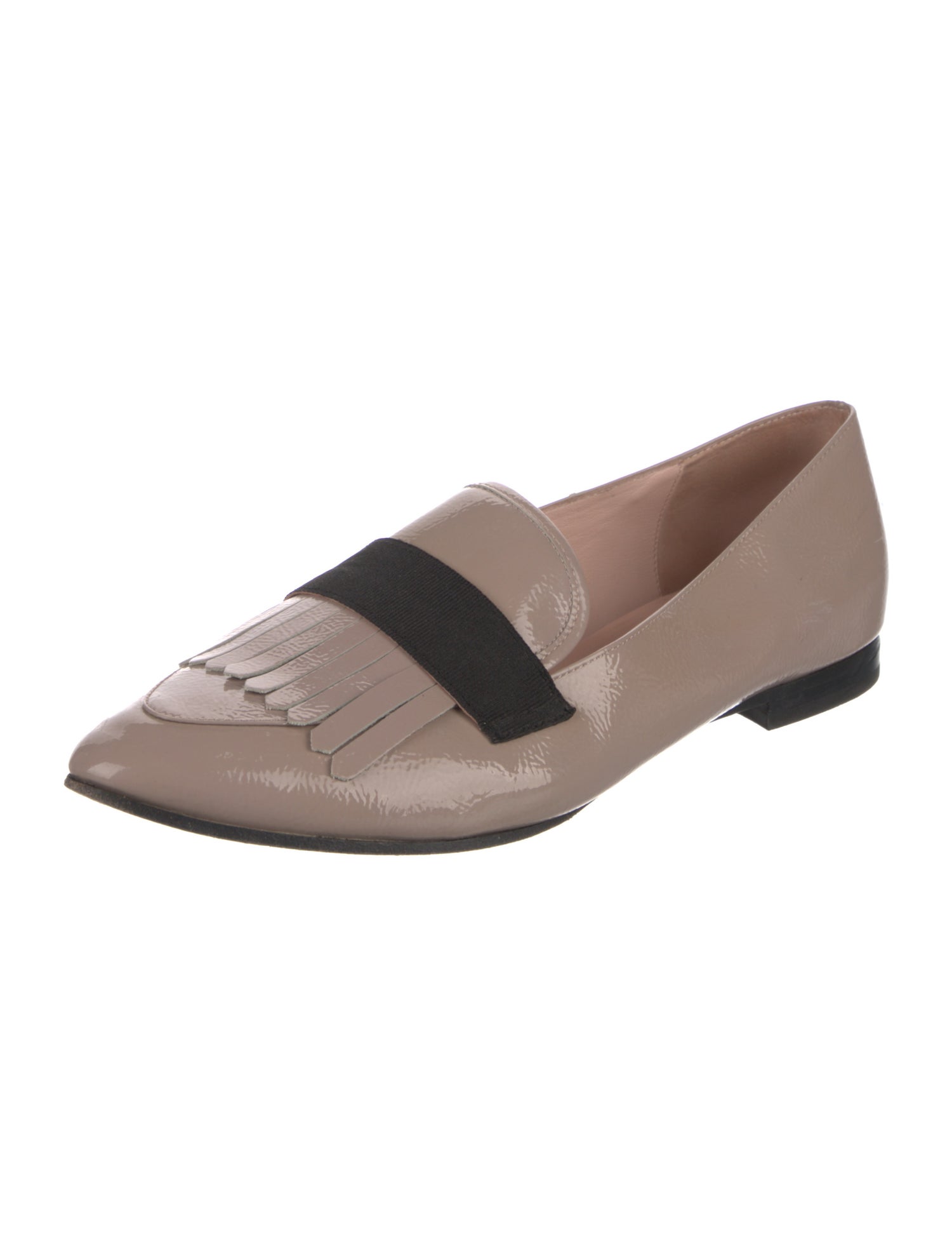 Kate Spade New York Patent Leather Colorblock Pattern Loafers