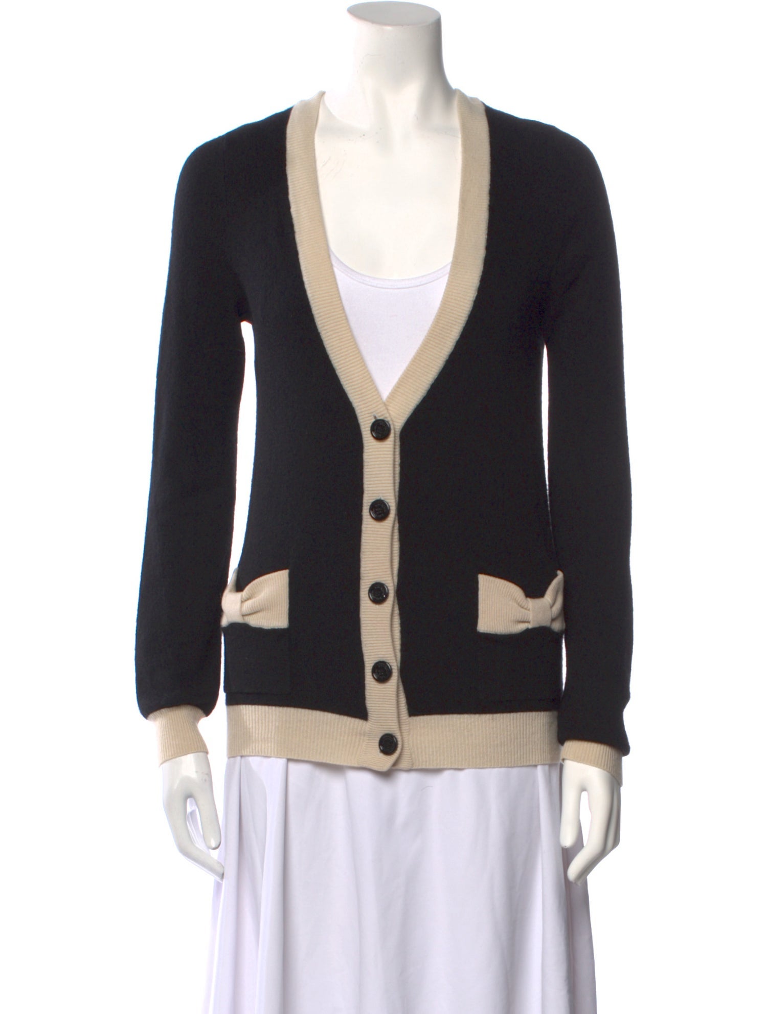Kate Spade New York Cashmere Colorblock Pattern Sweater