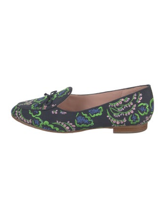 Kate Spade New York Canvas Floral Print Loafers