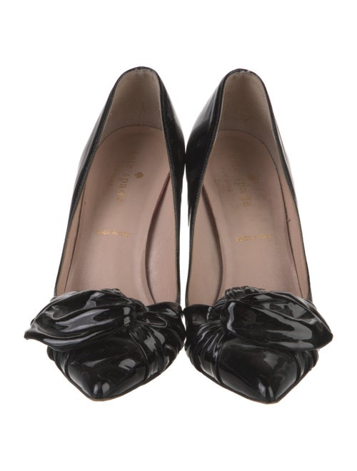 Kate Spade New York Patent Leather Bow Accents Pumps