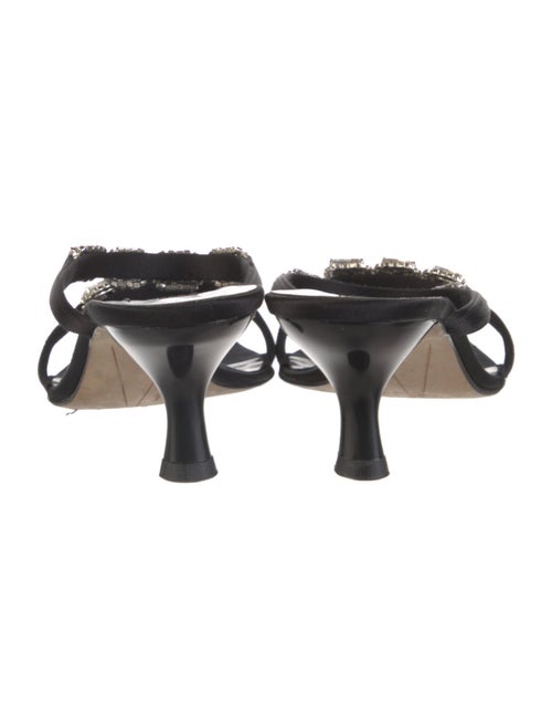 Kate Spade New York Satin Crystal Embellishments Slides