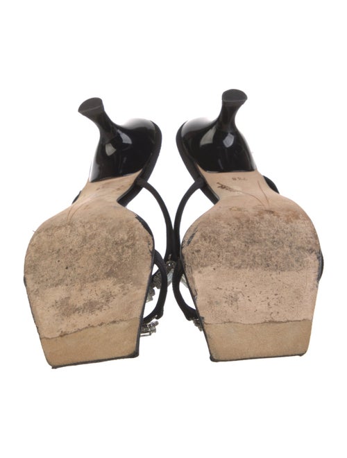 Kate Spade New York Satin Crystal Embellishments Slides