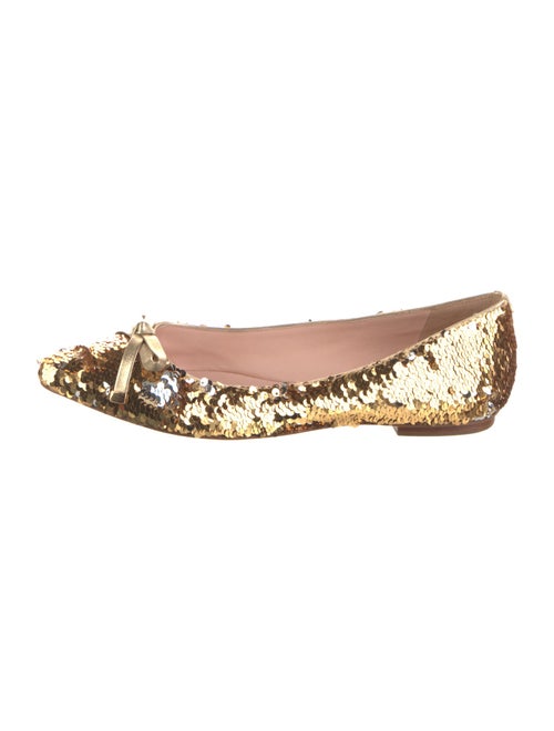 Kate Spade New York Sequins Animal Print Ballet Flats
