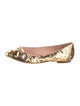 Kate Spade New York Sequins Animal Print Ballet Flats