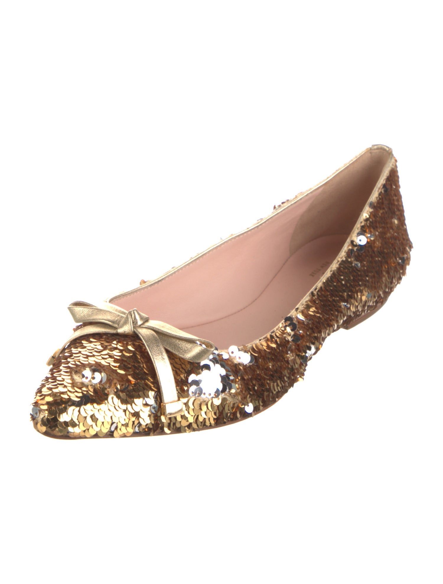 Kate Spade New York Sequins Animal Print Ballet Flats
